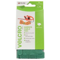 Attache-câbles ONE-WRAP® de marque VELCRO® pour jardin - Vert - 12mm x 38cm (x6)