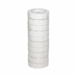 Adhésif isolant (x10 rlx) - Blanc - 15mm x 10m