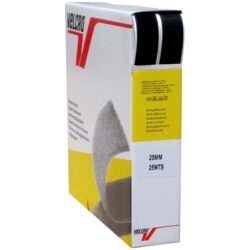 Auto-agrippant adhésif standard de la marque VELCRO® - Noir - 25mm x 25m - boucle et crochet