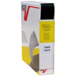 Auto-agrippant adhésif standard de la marque VELCRO® - Noir - 50mm x 25m - crochet