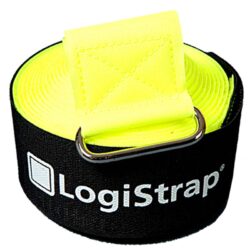 Sangle Velcro logistrap jaune fluo - 50 mm x 4m
