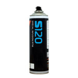 STRATOGRIP S120 : colle en spray sans CFC, adhérence exceptionnelle pour fibres de renforcement, résine de fibre de verre, et applications exigeantes