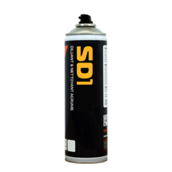 STRATOGRIP SD-1 : nettoyant dégraissant pour résidus de colle, graisse, huile, encre. Non corrosif, sûr sur peintures, plastiques, miroirs. Efficacité exceptionnelle.