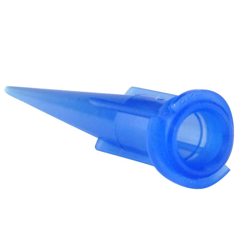 Photo de côté d'une aiguille pour colle cyanoacrylate - Apporte justesse et précision, à visser directement sur le flacon