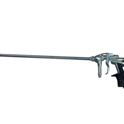 Pistolet d'application Stratogrip avec extension 45 cm : colle au sol sans se pencher, précis, ergonomique. Parfait pour colles T211, TB50, S172, S180, S190.