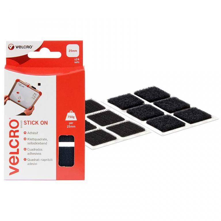 60 Pastilles Auto-agrippantes (velcro) 15 Mm - Noir, Autocollantes Et Réutilisables - 4